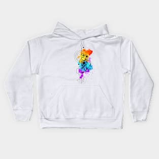 Lion Artwork Logo Kids Hoodie